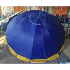 Пляжный зонтик, торговый, садовый флаг Украины Umbrella 3.5м на 16 усиленных спиц с ветровым клапаном